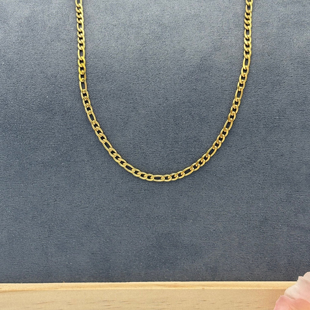 Gold-plated Stainless Steel Curb Chain