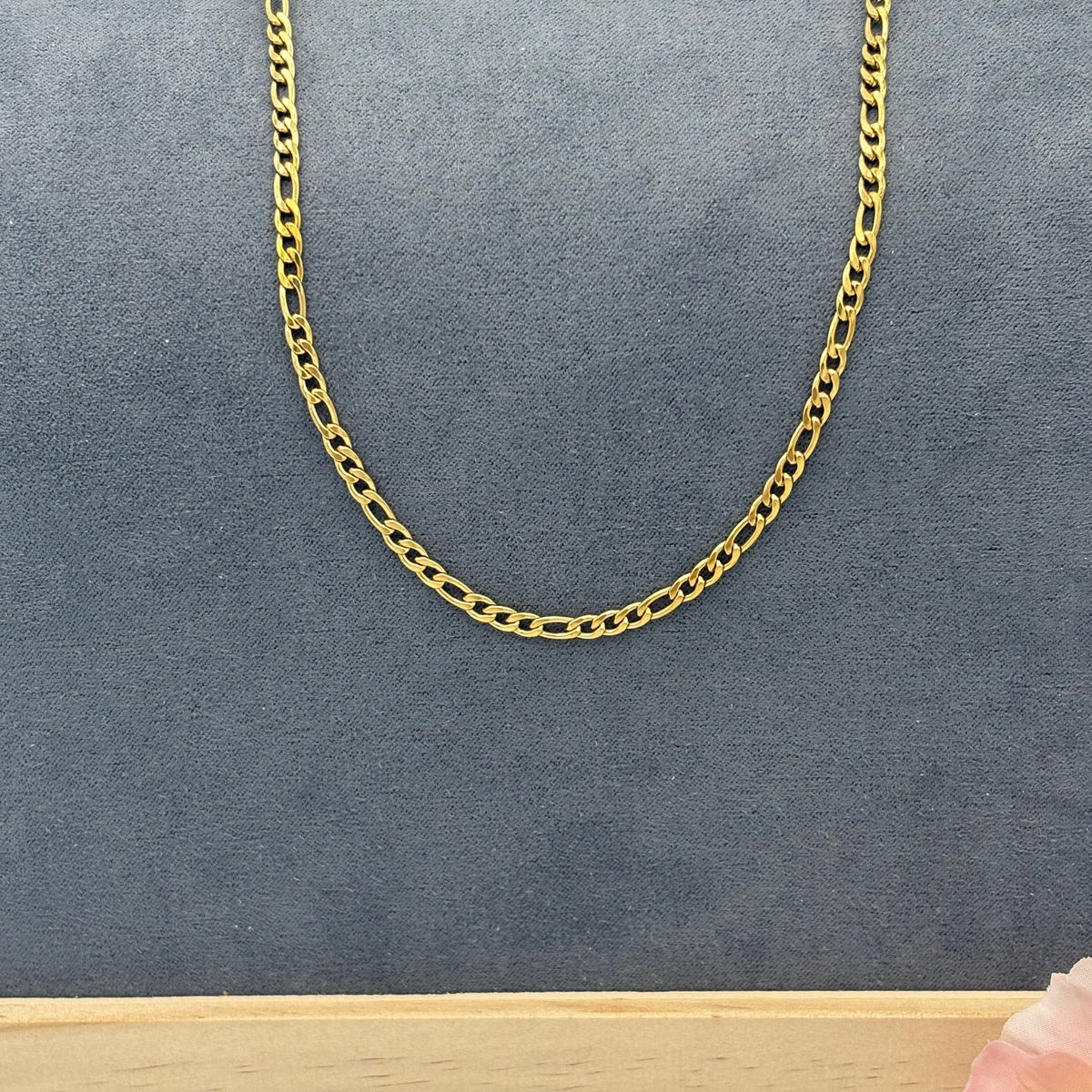 Gold-plated Stainless Steel Curb Chain