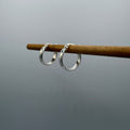 Moonlight Hoop Stainless Steel Earrings