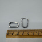 Boxy Hoop Stainless Steel Earrings