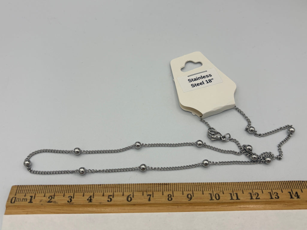 Stainless Steel Large Beaded Chain