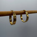 Chain Hoop Stainless Steel Earrings