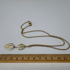 Garden Tulip 20" Stainless Steel Necklace
