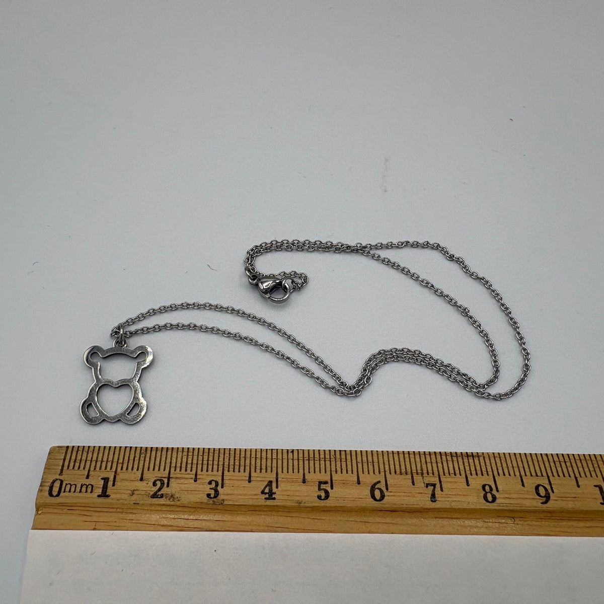 Darling Teddy 18" Stainless Steel Necklace