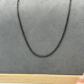 Gunmetal Stainless Steel Twisted Curb Chain