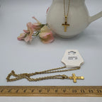 Triumphant Cross 18" Stainless Steel Necklace