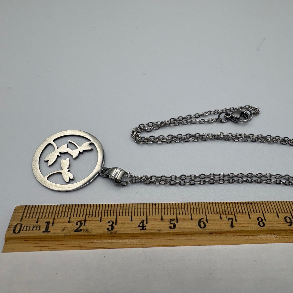 Dragonfly Harmony 22" Stainless Steel Necklace