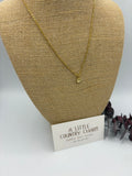 Gold Sweet Heart 20" Stainless Steel Necklace