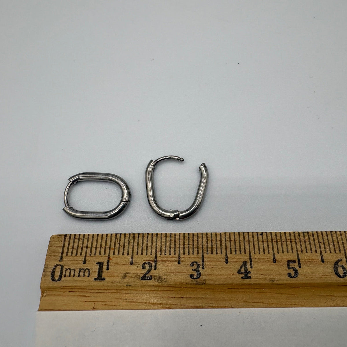 Sleek Hoop Stainless Steel Earrings