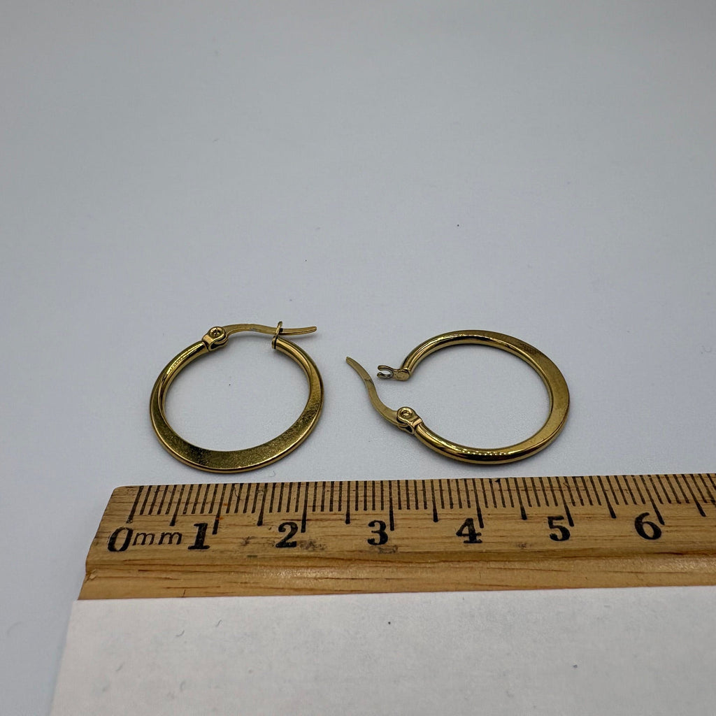 Chic Hoop Stainless Steel Earrings