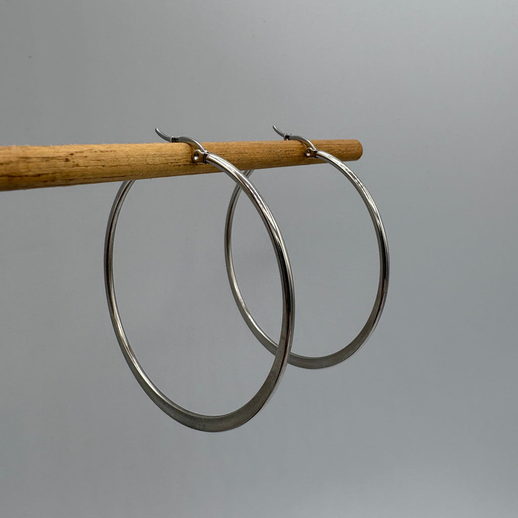 Valorous Hoop Stainless Steel Earrings