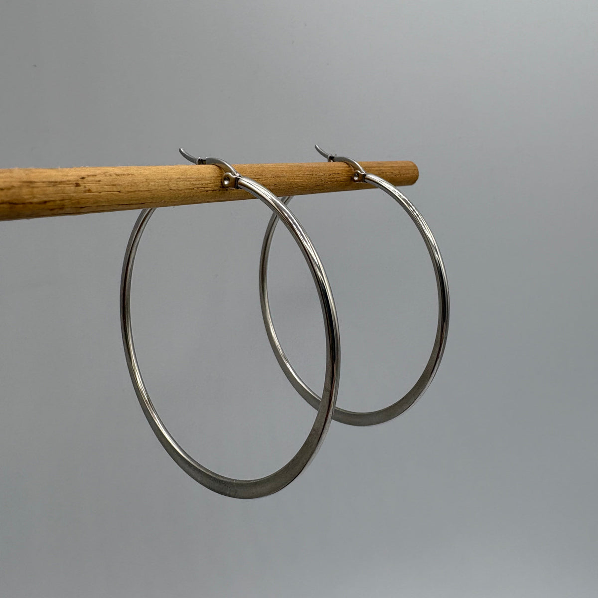 Valorous Hoop Stainless Steel Earrings