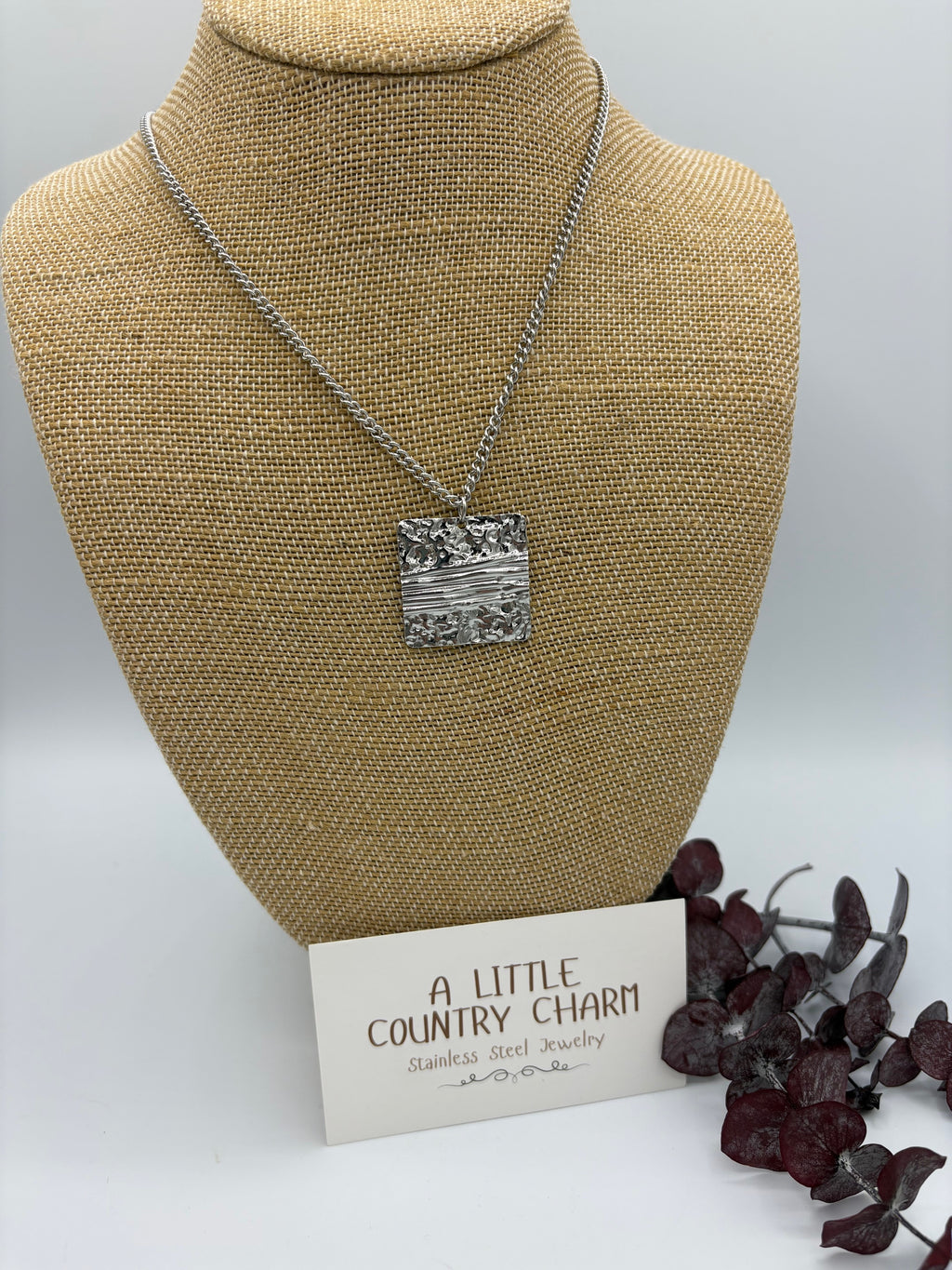 Silver Lake 22" Stainless Steel Necklace