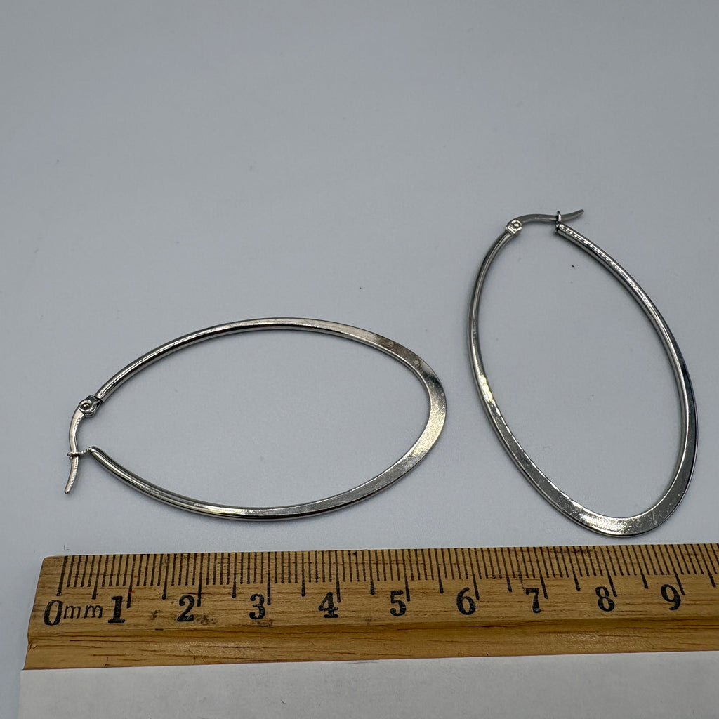 Loopy Hoop Stainless Steel Earrings