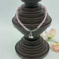 Crystal Shell 10" Beaded Stainless Steel Anklet