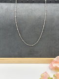 18" Stainless Steel Small Beaded Chain