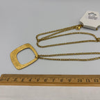 Crown Jewel 30" Gold-plated Stainless Steel Necklace