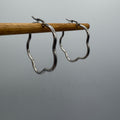 Daisy Hoop Stainless Steel Earrings