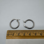 Everyday Hoop Stainless Steel Earrings -2cm