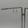 Tiny Cross Stainless Steel Earrings
