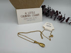Gold Rain 18" Stainless Steel Necklace